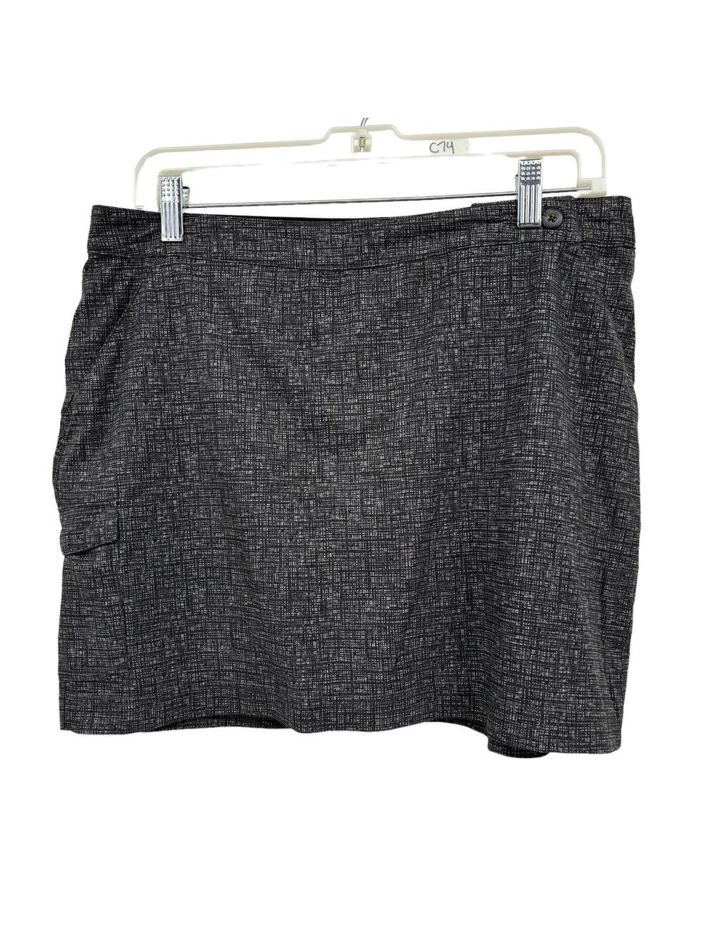Columbia Omni Freeze Women's Skort Skirt Size 10 Gray Pockets